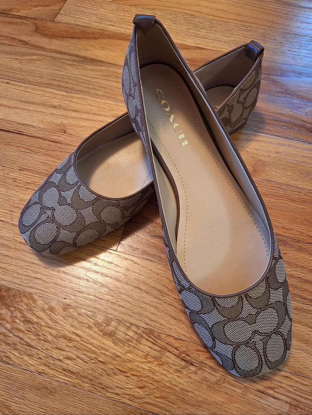 COACH Wendy Ballet Flats Shoes Size 10 New! - Picture 8 of 16
